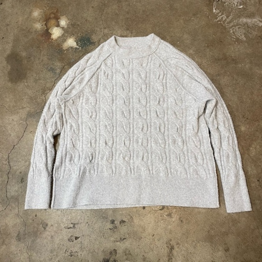 Aerie Unreal Cable Knit Sweater